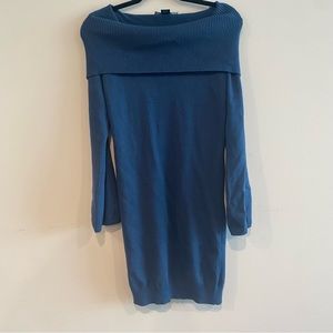 Cowl Neck or Off The Shoulder Sweater Dress size small